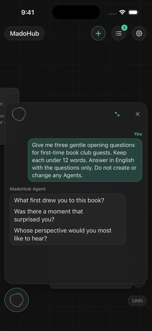 On-device voice input